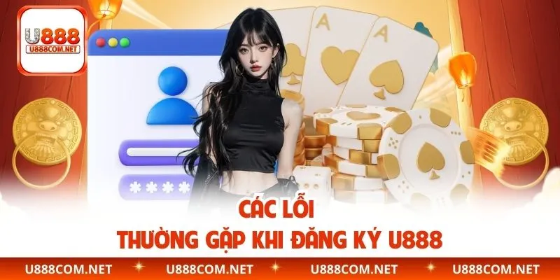 Các lỗi thường gặp khi đăng ký U888