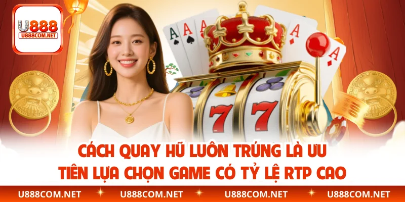 Cách quay hũ luôn trúng là ưu tiên lựa chọn game có tỷ lệ RTP cao