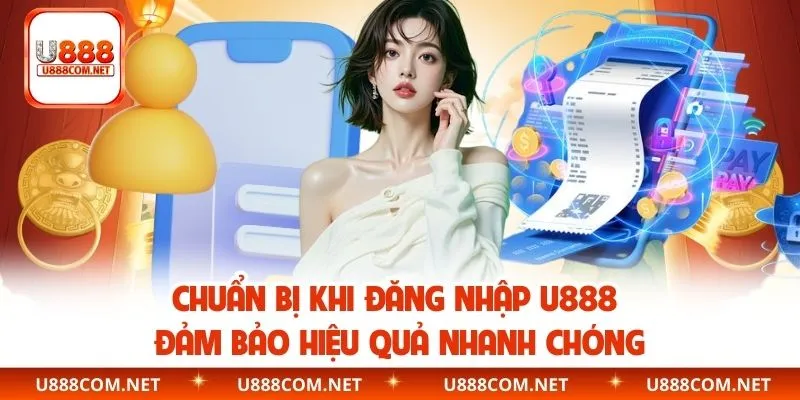 Chuẩn bị khi đăng nhập U888 đảm bảo hiệu quả nhanh chóng