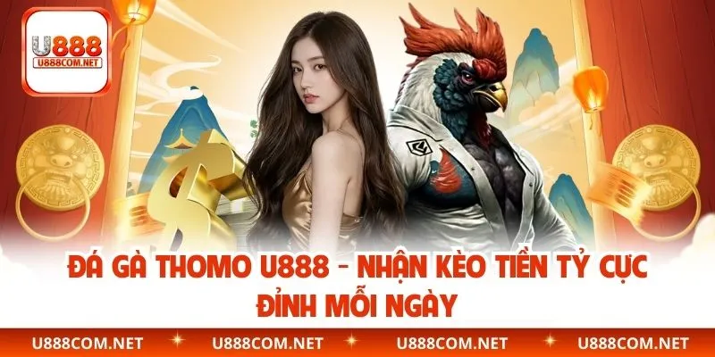 Đá Gà Thomo U888 – Nhận Kèo Tiền Tỷ Cực Đỉnh Mỗi Ngày
