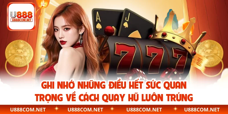 Ghi nhớ những điều hết sức quan trọng về cách quay hũ luôn trúng