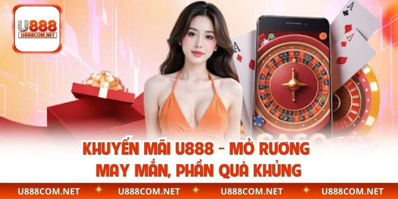 Khuyến mãi U888 - Mở rương may mắn, phần quà khủng